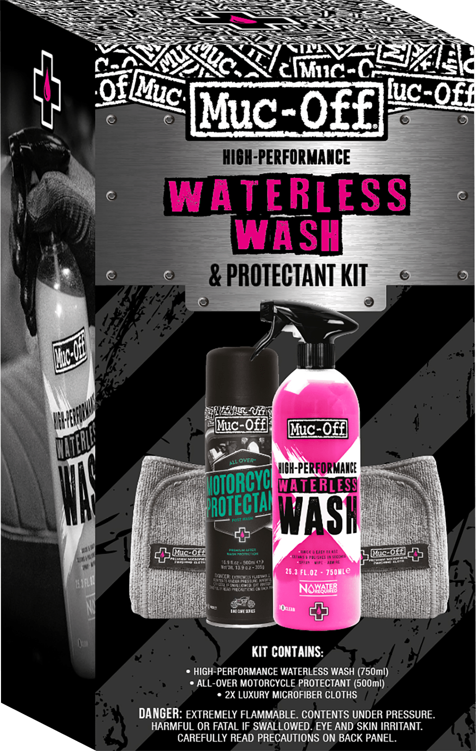 MUC-OFF USA Motorcycle Waterless Wash & Protectant Kit 20029US - Kelly Motorsports