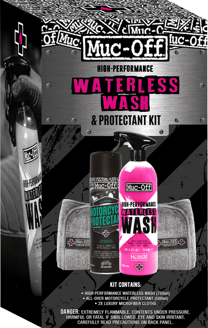 MUC-OFF USA Motorcycle Waterless Wash & Protectant Kit 20029US - Kelly Motorsports
