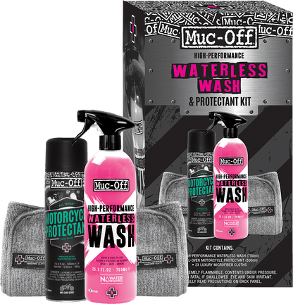 MUC-OFF USA Motorcycle Waterless Wash & Protectant Kit 20029US - Kelly Motorsports