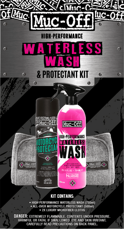 MUC-OFF USA Motorcycle Waterless Wash & Protectant Kit 20029US - Kelly Motorsports