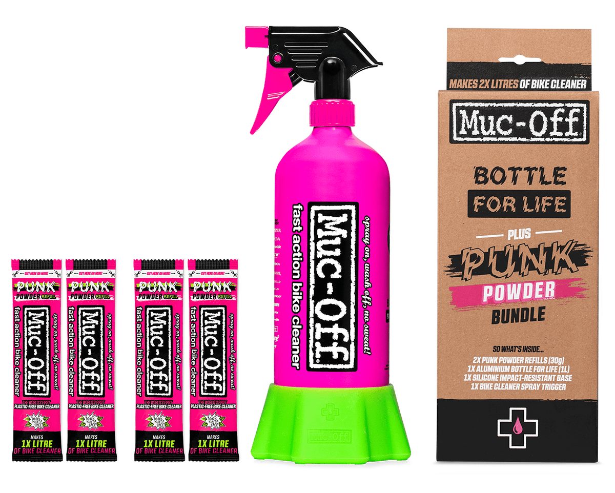 MUC-OFF USA Punk Powder Concentrated Cleaner - 4 Pack with Bottle 20609 - Kelly Motorsports