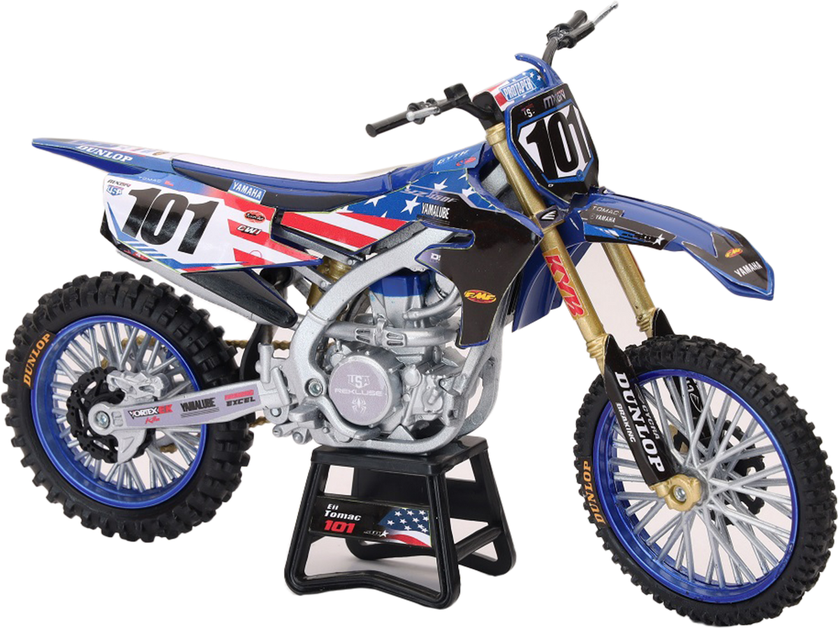 New-Ray 1:12 Scale MXON Yamaha YZ450F Eli Tomac #101 Die-Cast Dirt Bike Replica - Kelly Motorsports