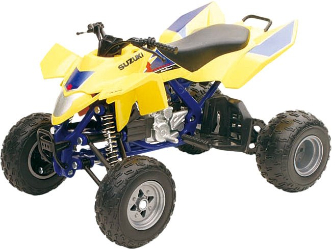 New-Ray 1:12 Scale Replica ATV - Suzuki LTR 450 (Yellow) - Kelly Motorsports