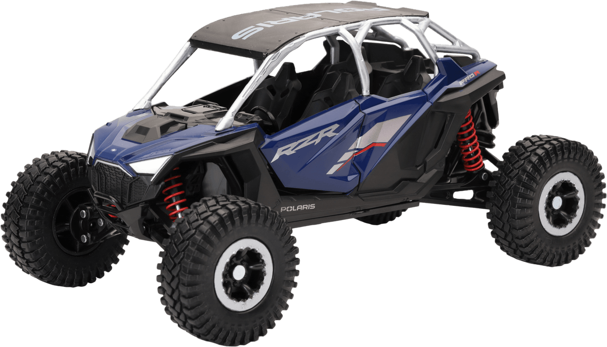 New-Ray 1:18 Scale Polaris RZR Pro R4 Rock Crawler Die-Cast UTV Replica – Azure Crystal - Kelly Motorsports