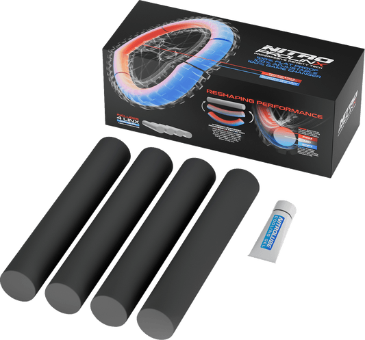 NITROMOUSSE NitroMousse Prolinx 285 Set - Durable Foam Tubes with Prolock 360 System for Off-Road Motorcycles - Kelly Motorsports