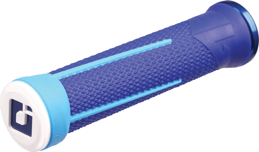 ODI Ag 1 MTB/BMX Grips Bright Blue and Light Blue with Blue Accents - Part Number D35A1BU-U - Kelly Motorsports
