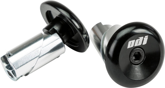 ODI Aluminum Bar End Plugs Black F71APB - Kelly Motorsports
