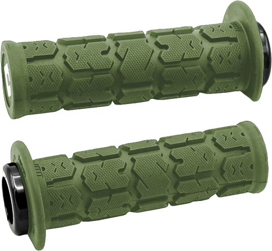ODI ATV Rogue 2.1 Grip J33RGAG-B – 125mm Army Green and Black with Lock-On Technology - Kelly Motorsports