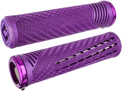 ODI CF11 V2.1 BMX Grips Cosmic Purple/Pearl with Purple - Precision Control and Enhanced Grip - Kelly Motorsports