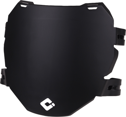ODI D70DP-B Downhill/E Bike Number Plate Black with Aero and Cable Management Design - Kelly Motorsports