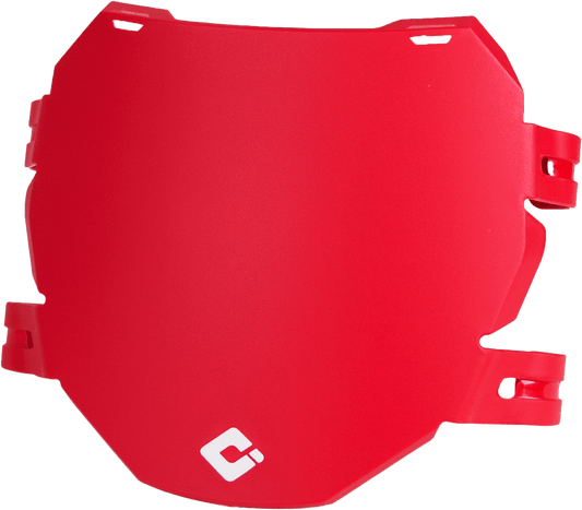 ODI D70DP-R Downhill/E Bike Number Plate – Red for Enhanced Aero Performance and Visibility - Kelly Motorsports