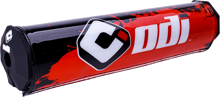 ODI H75BPS-RB 245mm Cross Bar Pad in Red and Black - Kelly Motorsports