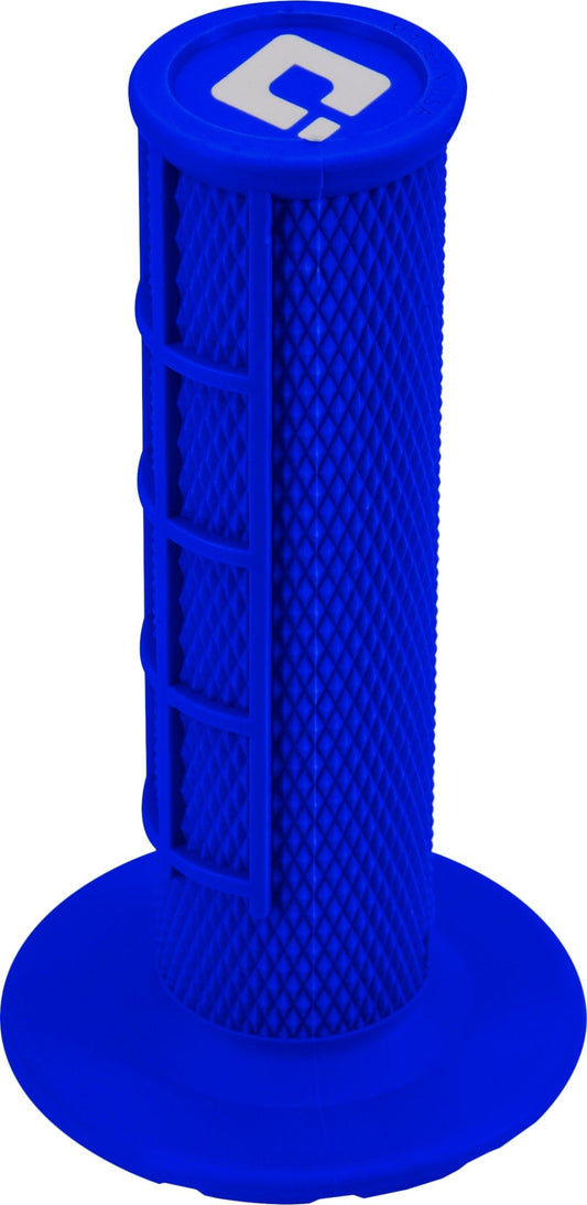 ODI Half Waffle Lock-On Grip Blue with V2 Lock On System - Part H36HWU - Kelly Motorsports