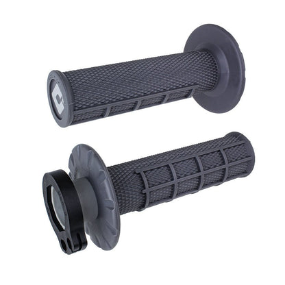 ODI Half Waffle Lock On Grip Graphite - Part H36HWH - Kelly Motorsports