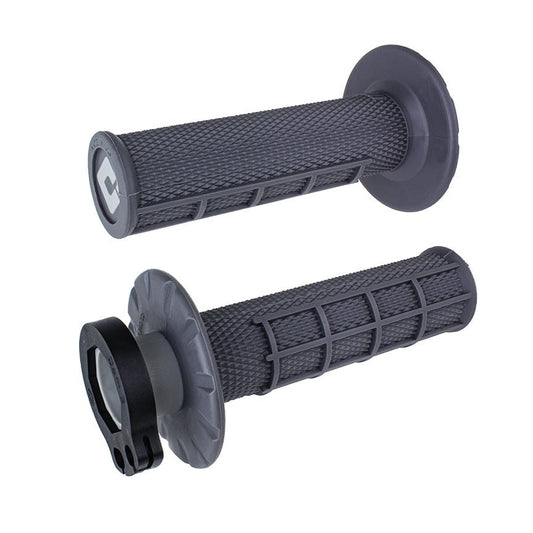 ODI Half Waffle Lock On Grip Graphite - Part H36HWH - Kelly Motorsports