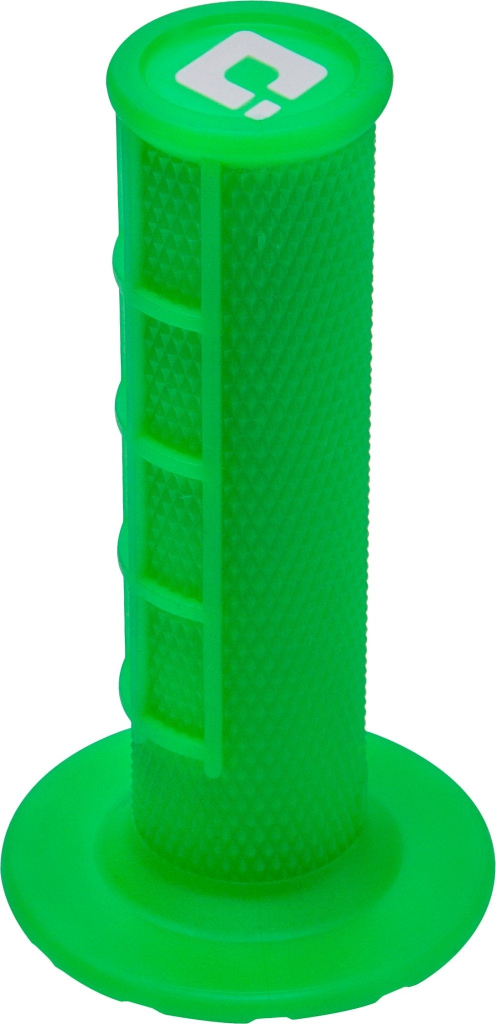 ODI Half Waffle Lock-On Grip Neon Green - H36HWN - Kelly Motorsports