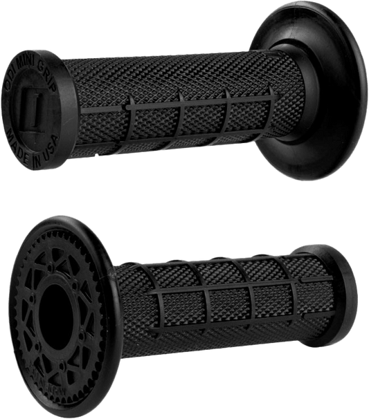 ODI Mini MX Half Waffle Grips Black - Part H01MMB for 50cc Off-Road Bikes - Kelly Motorsports