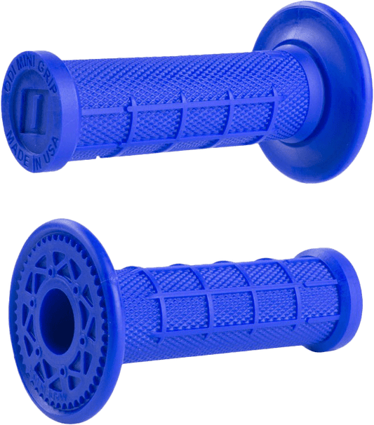 ODI Mini MX Half Waffle Grips Blue Mini Bikes H01MMU - Kelly Motorsports