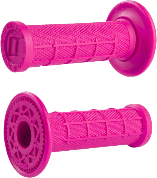 ODI Mini MX Half Waffle Grips Pink - Part H01MMP for 50cc Dirt Bikes - Kelly Motorsports