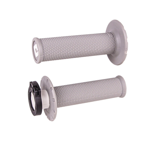 ODI MX V2 Lock On Grips No Waffle Grey - Soft Compound, Part H36NWG - Kelly Motorsports