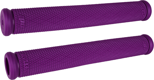 ODI N01RFPR One Piece 8-Inch Purple Rubber Grip for Handlebars - Kelly Motorsports
