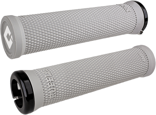 ODI Ruffian V2.1 Grips 135mm Grey/Black with Steel Screws - Legendary Diamondized Pattern for Optimal Control - Kelly Motorsports