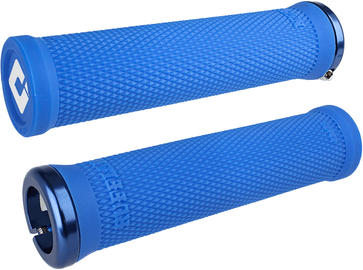 ODI Ruffian V2.1 Grips 135mm Medium Blue with Steel Screws - Kelly Motorsports