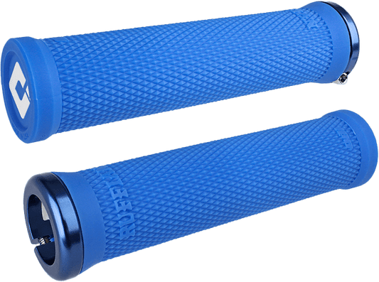 ODI Ruffian V2.1 Grips 135mm Medium Blue with Steel Screws - Kelly Motorsports