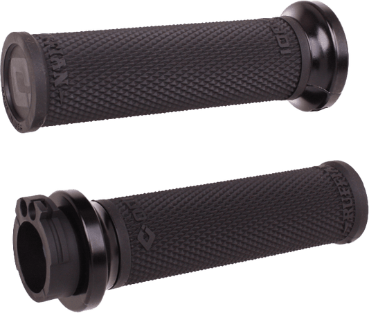 ODI Rufian Grips Cable 1 inch Black/Black - Performance Motorcycle Handlebar Grips - Kelly Motorsports
