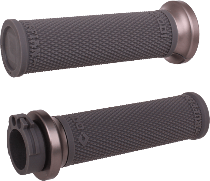 ODI Rufian Grips Cable 1 inch Graphite and Gun Metal - V30HCWH-H - Kelly Motorsports