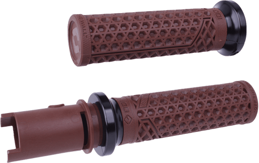 ODI Van's Lock-On Grips Brown and Black for Model Years 2023-2024, Part V31VHTCN-B - Kelly Motorsports