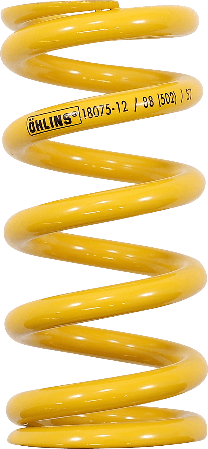 OHLINS-BICYCLE Shock Spring - 502 lb, Part Number 18075-12 for Mountain Bikes - Kelly Motorsports