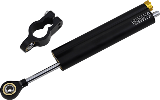 OHLINS Blackline Universal Steering Damper SD 007 - 63 mm for Enhanced Motorcycle Stability - Kelly Motorsports