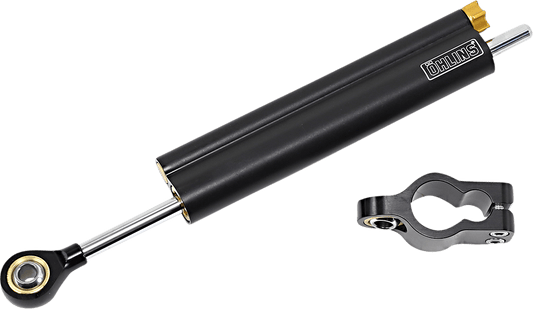 OHLINS Blackline Universal Steering Damper SD 008 for Enhanced Motorcycle Handling - Kelly Motorsports