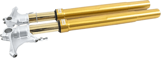 OHLINS FGRT 308 Inverted 48 mm Gold Fork Cartridge Kit for Mountain Bikes - Kelly Motorsports