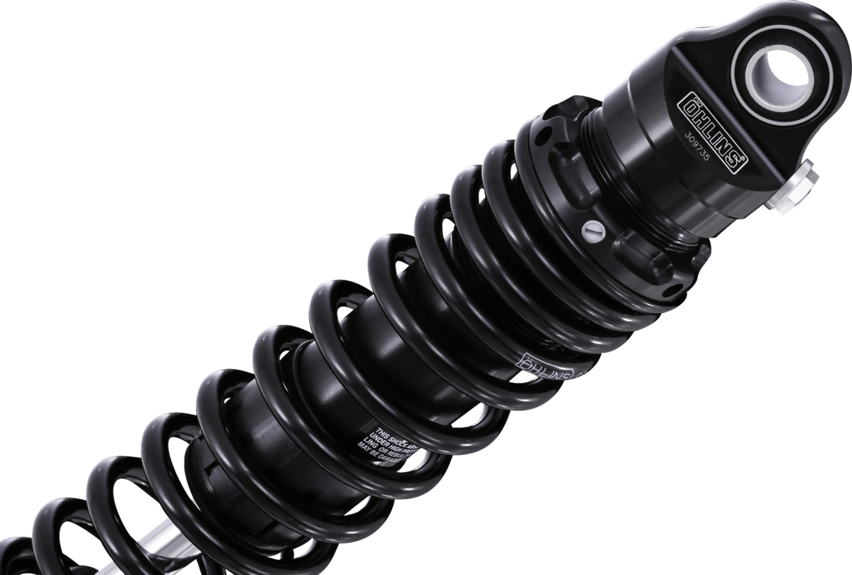 OHLINS HD 776S2 Twin Shocks - 12 Inch Rebound Adjustable STX36 Blackline - Kelly Motorsports