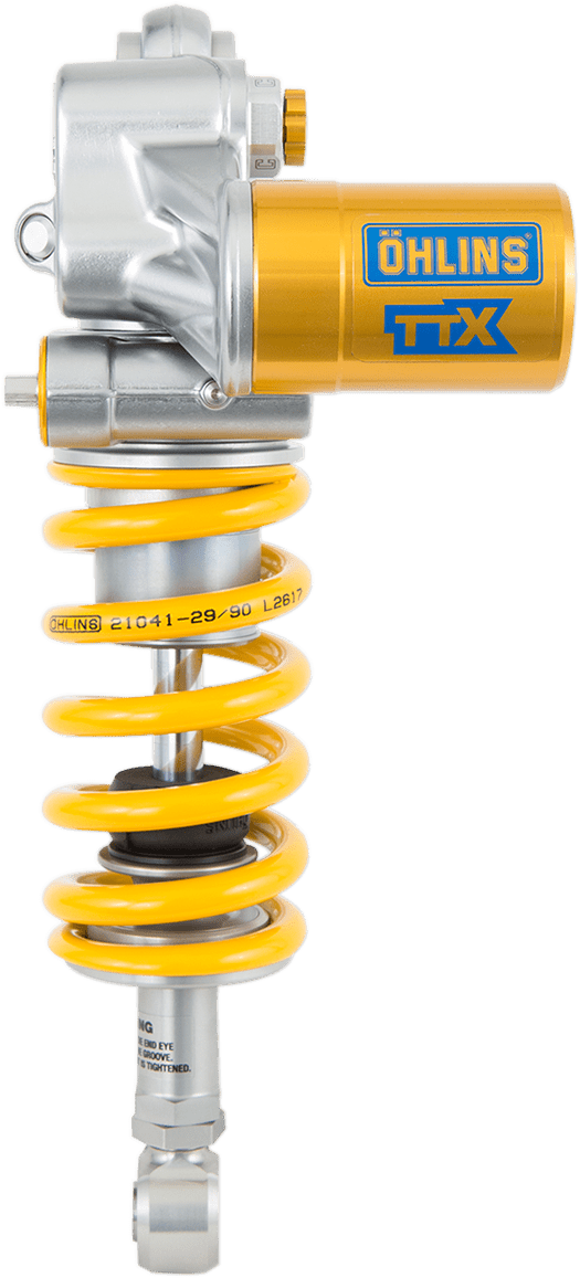 Ohlins TTX GP Shock Absorber - Type T36PR1C1LB (YA468) for Enhanced Motorcycle Performance - Kelly Motorsports