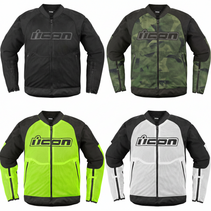 ICON Overlord3 Mesh™ Motorcycle Jacket w/D3O Impact Protectors