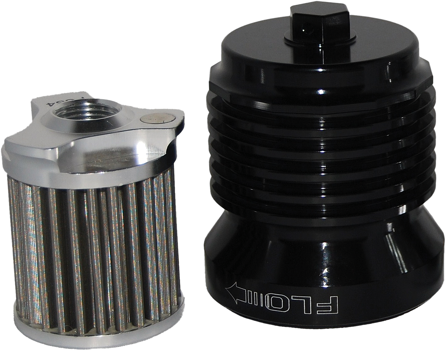 PCRACING PCS4B Flo Reusable Steel Oil Filter for BMW F800R & F800GS Adventure - Kelly Motorsports