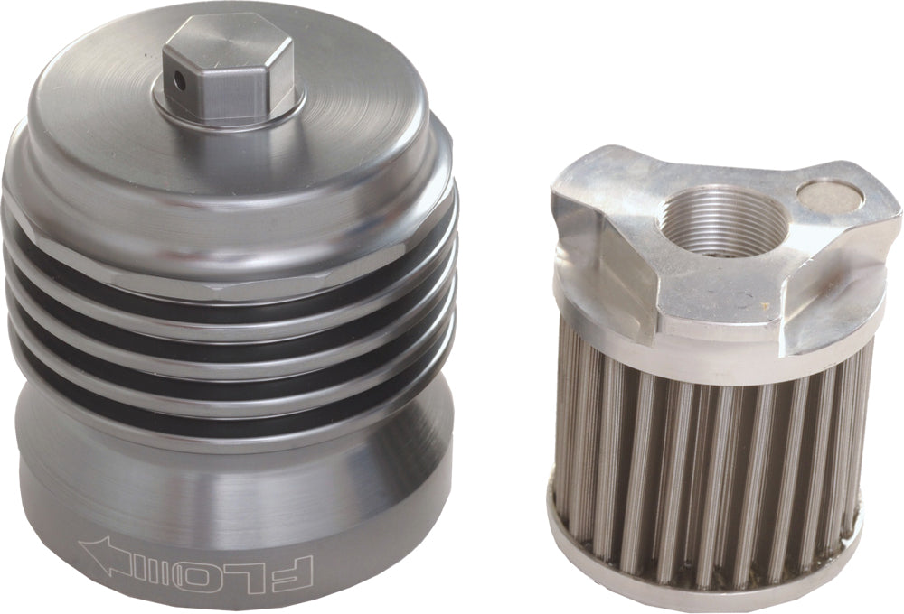 PCRACING PCS5 Flo Reusable Steel Oil Filter for Ducati Motorcycles - Kelly Motorsports
