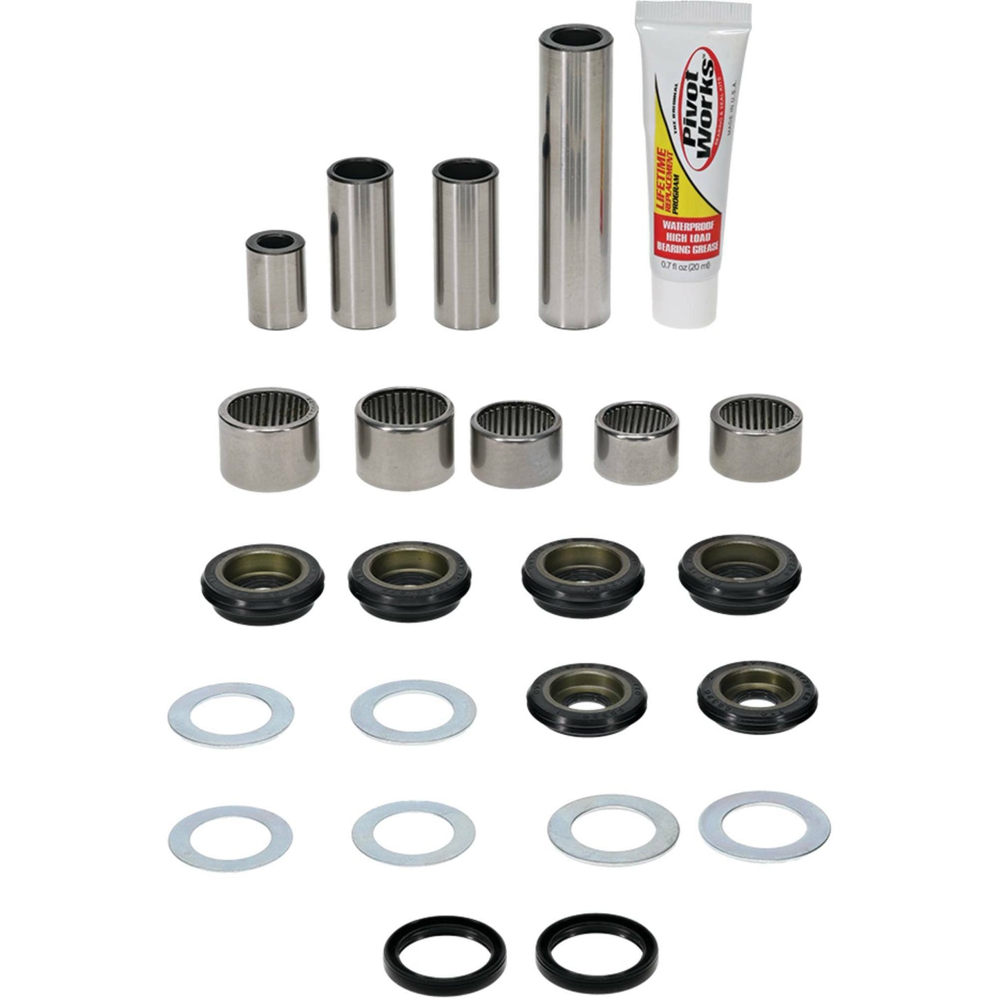 PIVOT WORKS Linkage Rebuild Kit for KTM 450 SX - F and SX - F Factory Edition (Part PWLK - T03 - 000) - Kelly Motorsports