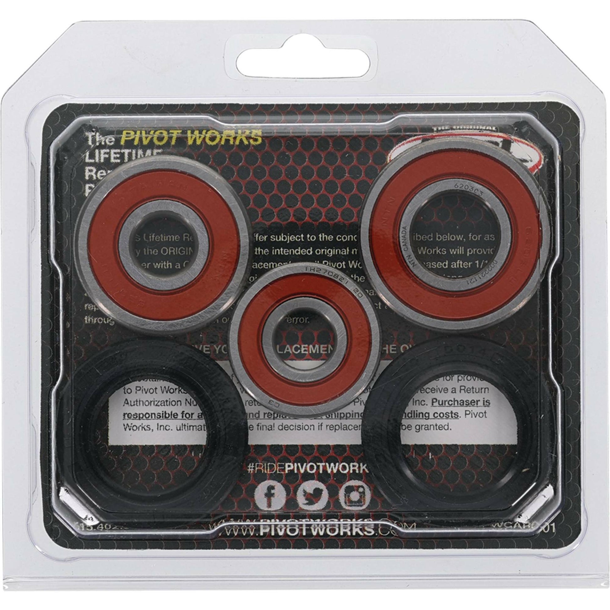 Pivot Works Premium Wheel Bearing Kit for Kawasaki KDX 80 and KE 100 Models - Kelly Motorsports