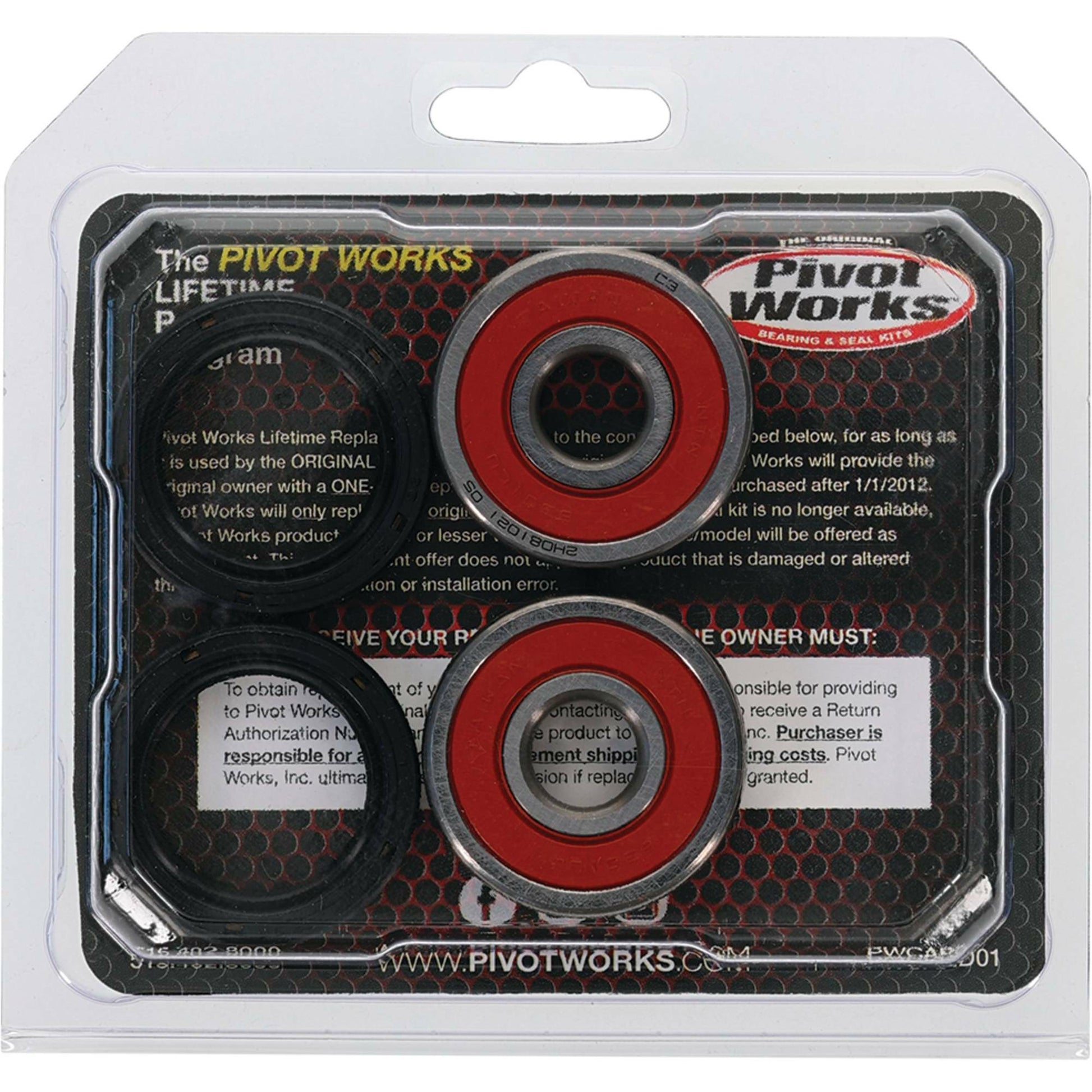Pivot Works Wheel Bearing Kit Premium for Honda CT70 (1970 - 1979) - Part Number 25 - 1300 - P - Kelly Motorsports