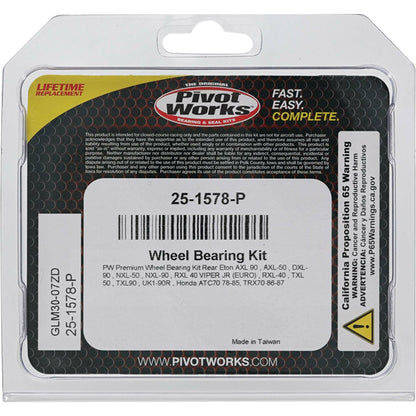 Pivot Works Wheel Bearing Kit Premium for KTM 50 Mini Adventure and SXR Pro Jr - Kelly Motorsports