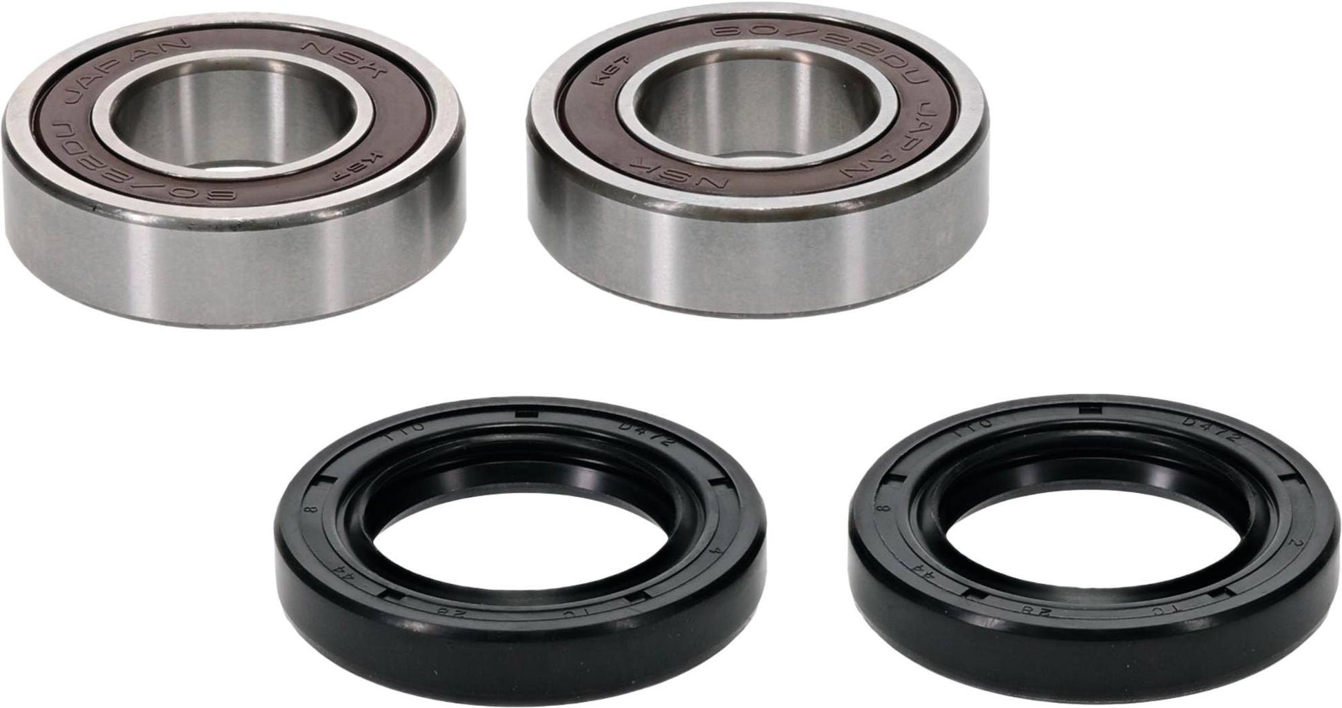 Pivot Works Wheel Bearing Kit Premium for Suzuki GSX - S and Yamaha XVS Stryker Models - Kelly Motorsports