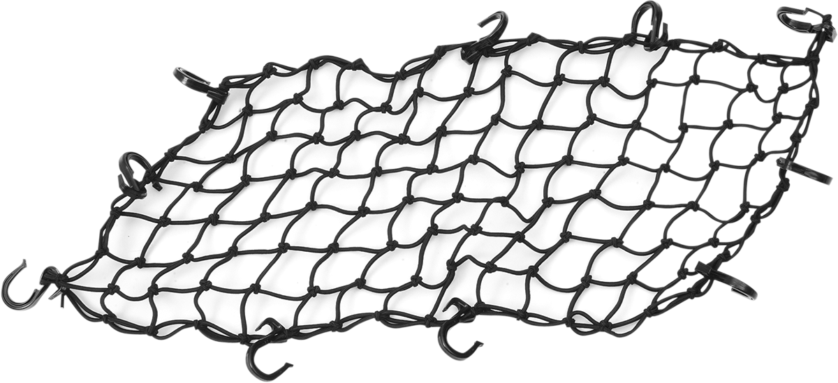 POWERTYE MFG. Adjustable Cargo Net Black Part 50302 - Kelly Motorsports