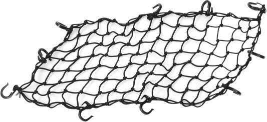 POWERTYE MFG. Adjustable Cargo Net Black Part 50302 - Kelly Motorsports
