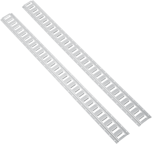 POWERTYE MFG. E - Track 58 - inch Silver Zinc - Plated Steel - 8 Pack Part 45358 - 8 - Kelly Motorsports