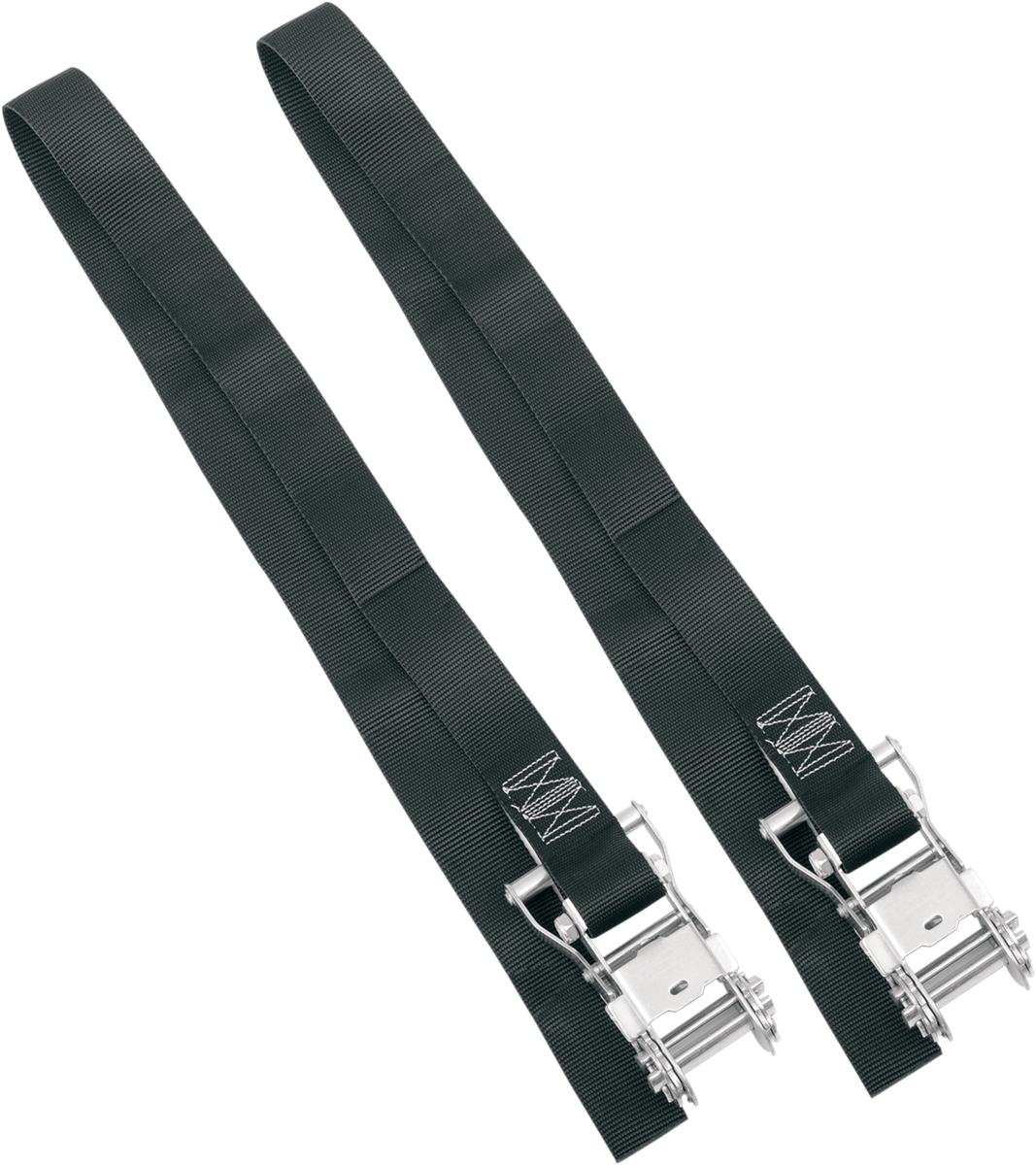 POWERTYE MFG. Endless Ratchet Tie - Downs 1 - 1/2" x 4', Black (Part No. 30042) - Kelly Motorsports