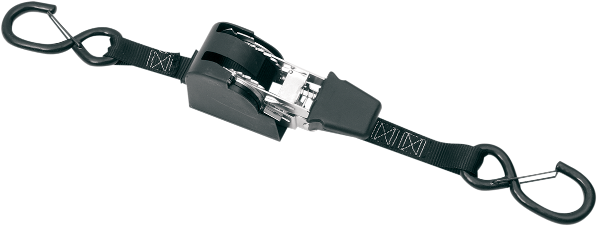 POWERTYE MFG. Retractor Tie - Down 36022 with 1 - Inch Webbing and Heavy - Duty Ratchet - Kelly Motorsports